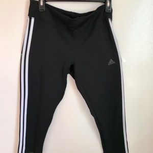 Short black adidas pants